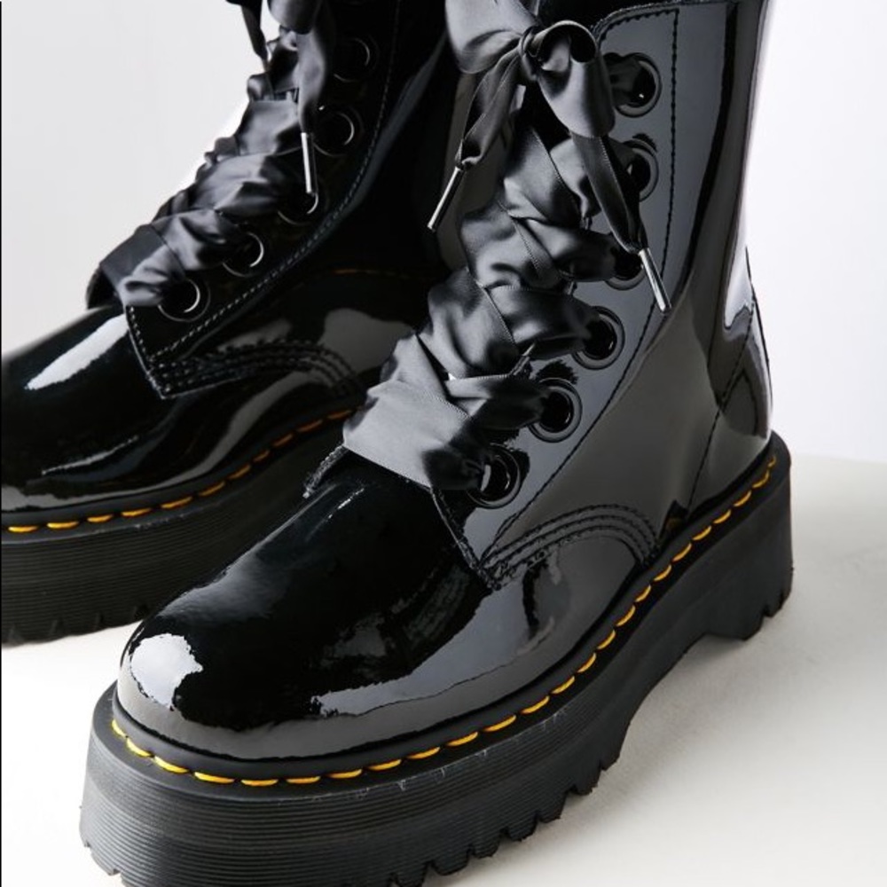 Dr. Martens Molly Lolita Patent Boot Platform
